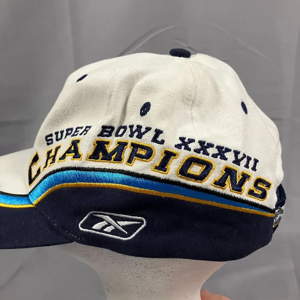 Tampa Bay Buccaneers Super Bowl XXXVII Champions Hat Reebok NFL On Field Cap‎